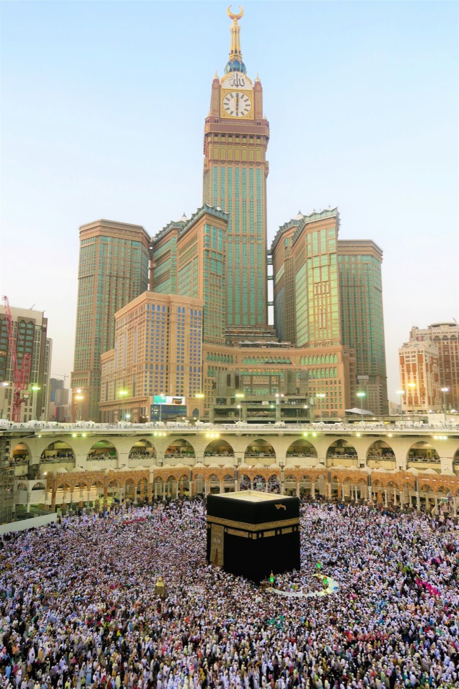 The Holy Kaaba and Makkah Clock Tower